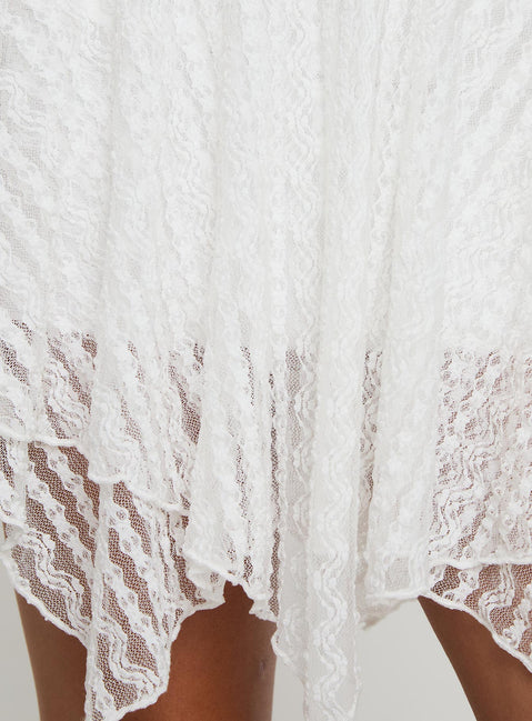 product Princess Polly Blossomia Mini Skirt White Mini Skirts 