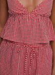 Lille Set Red Gingham