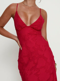 Cyrene Maxi Dress Red