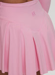 Dynamic Pleat Active Skort Pink