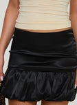 product Ravioli Bubble Hem Mini Skirt Black Princess Polly  Mini Skirts 