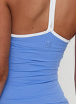 Fast Track Active Halter Top Blue