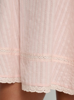 Gypsea Bandeau-Minikleid Light Pink