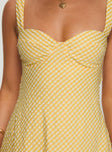 Mcbeath Mini Dress Yellow