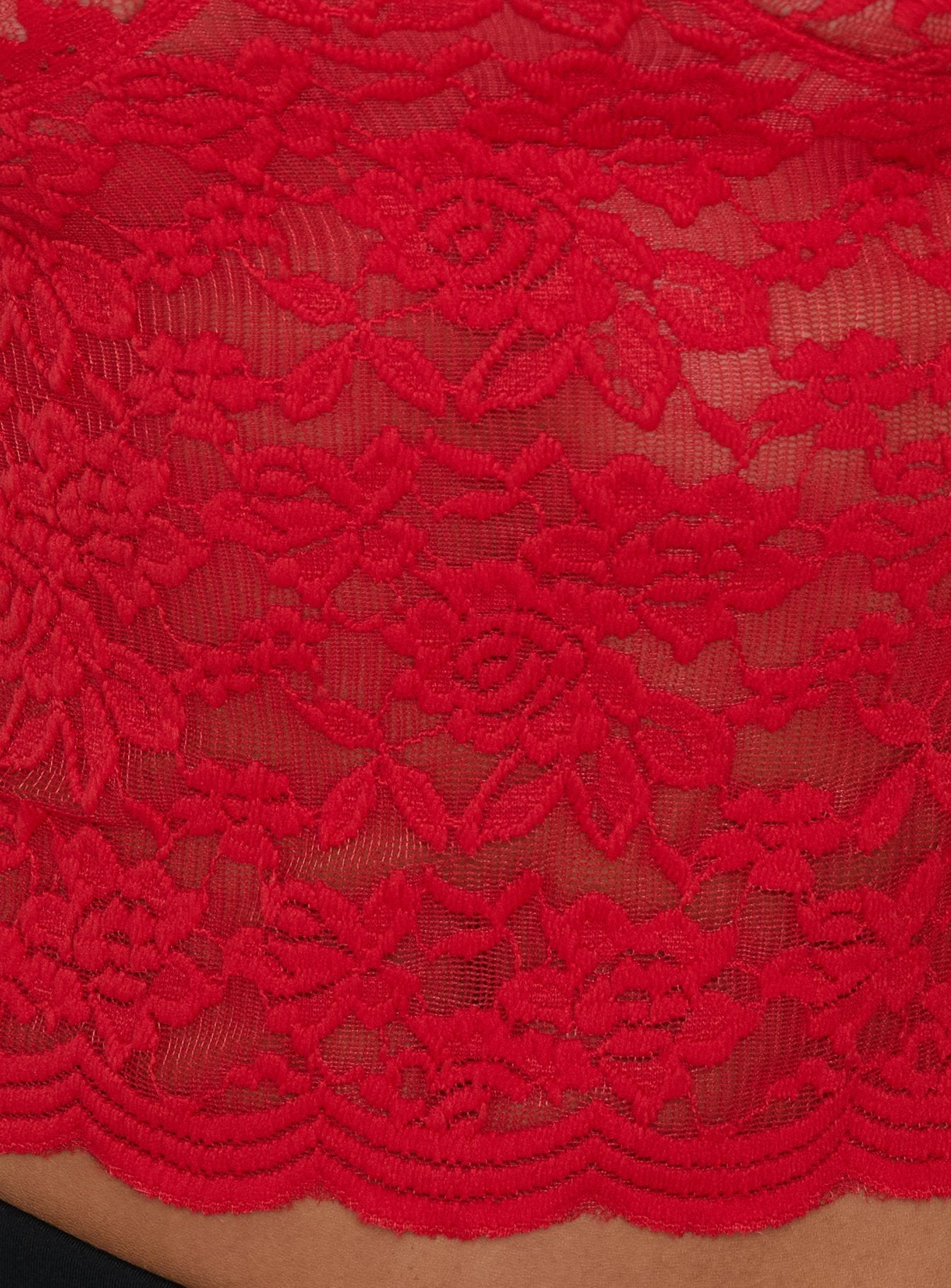 Giallo-Spitzenoberteil, Rot
