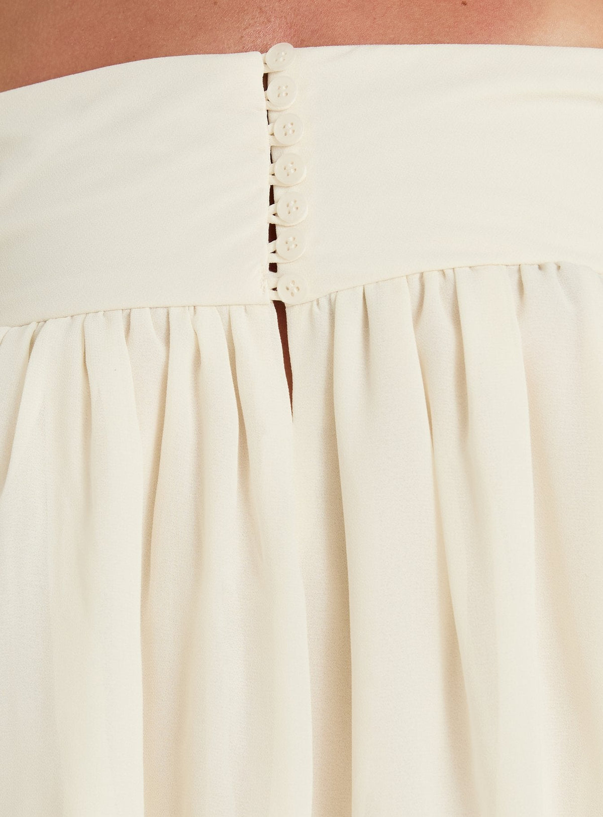 Annikah Off Shoulder Playsuit Cream