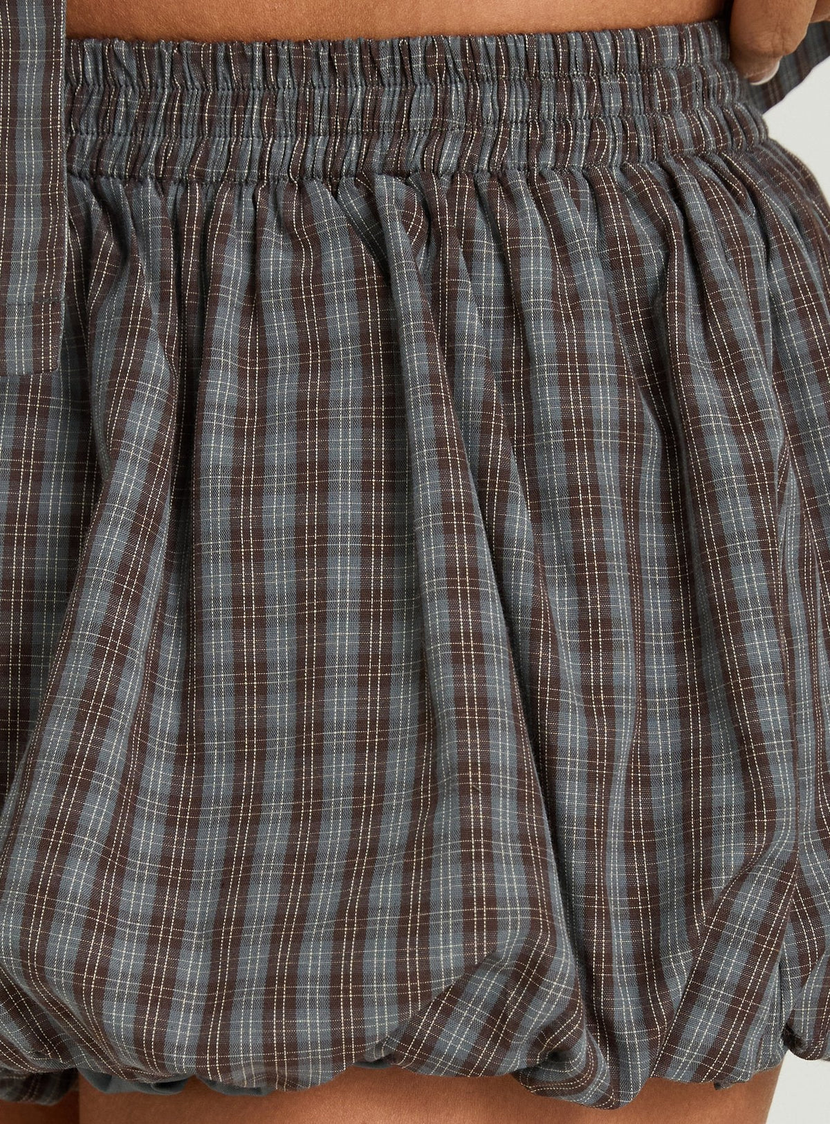 Tuckerr Bubble Skort Grey Check