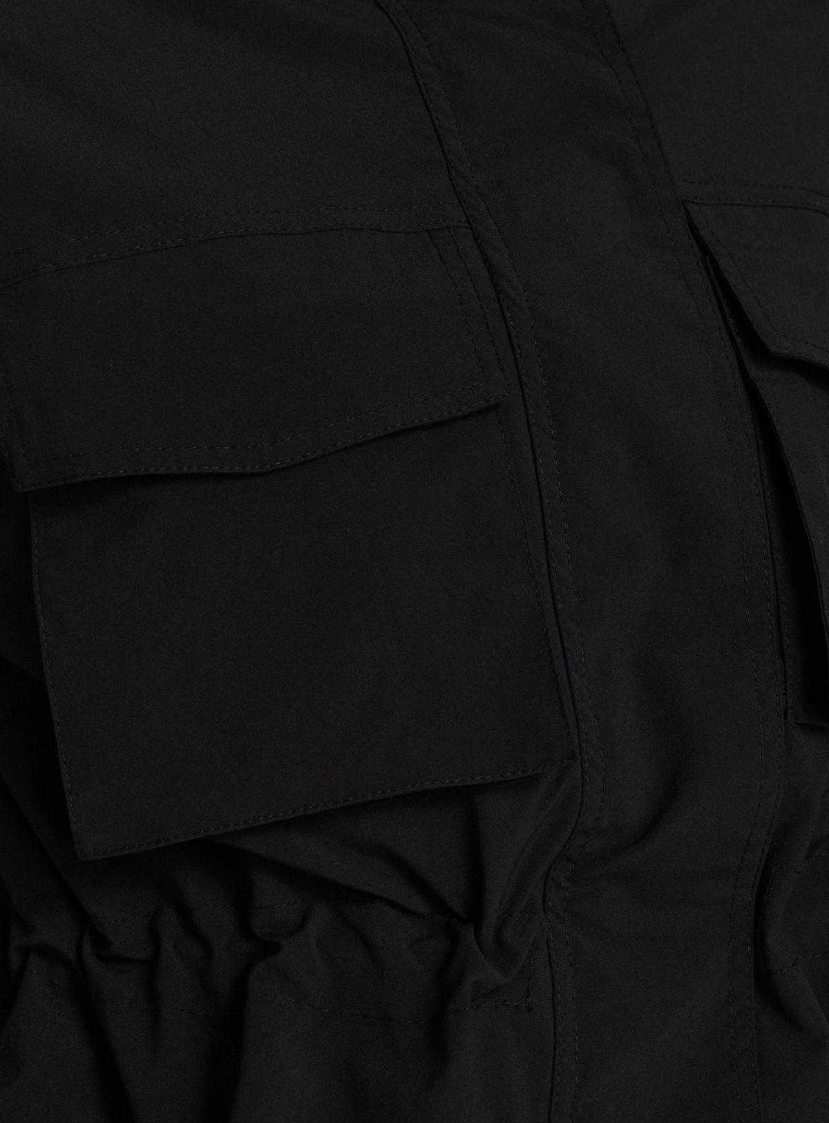 Annisa Funnel Neck Jacket Black