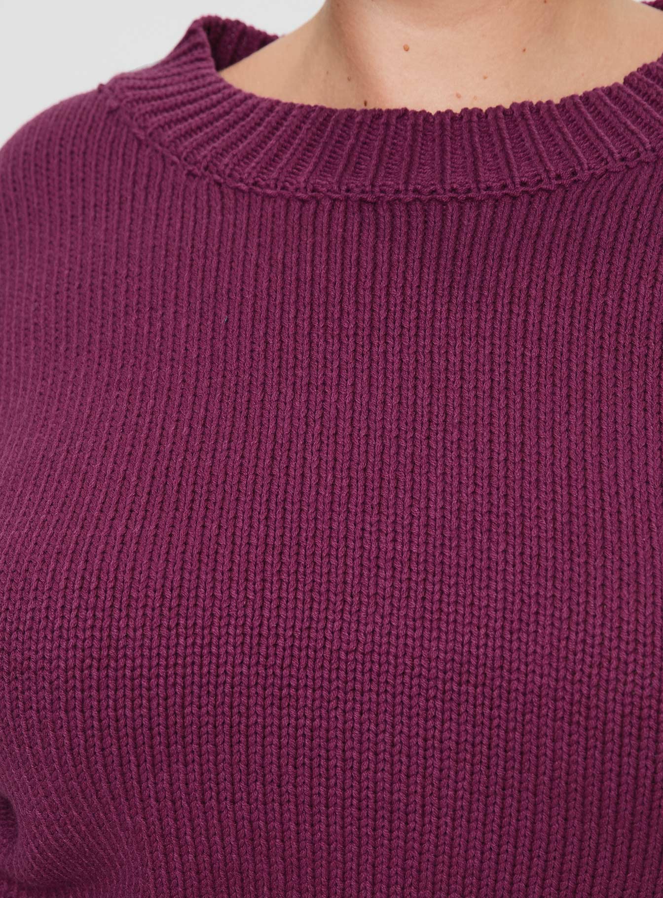 product Princess Polly Harmony Knit Sweater Burgundy Curve regular 