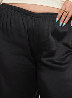 product Princess Polly Nixie Pants Black Curve mid-risedeselected 