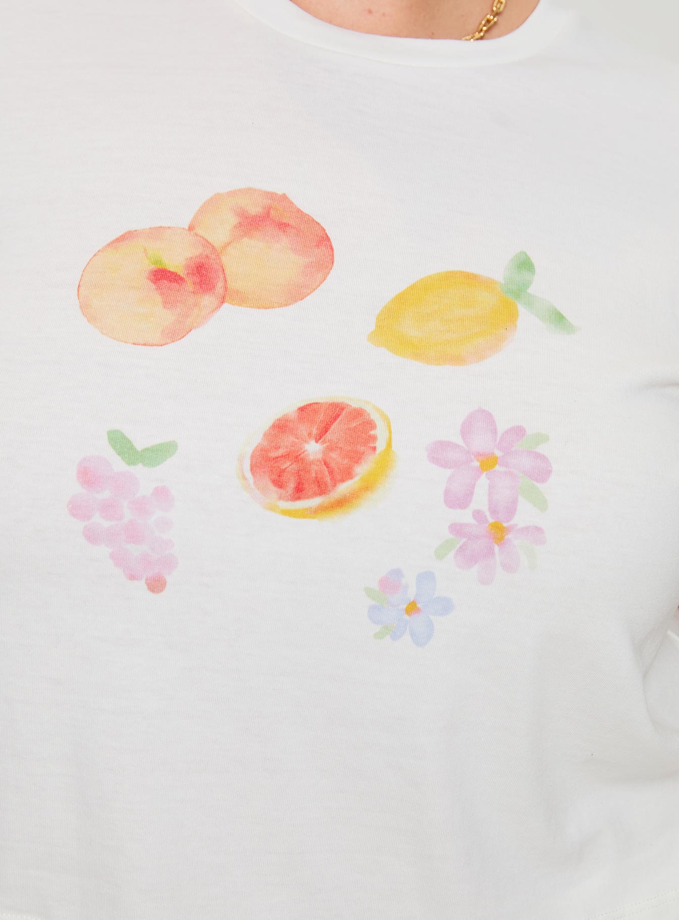 product Princess Polly Arri Top White Curve Short Sleeves Crew Neck 