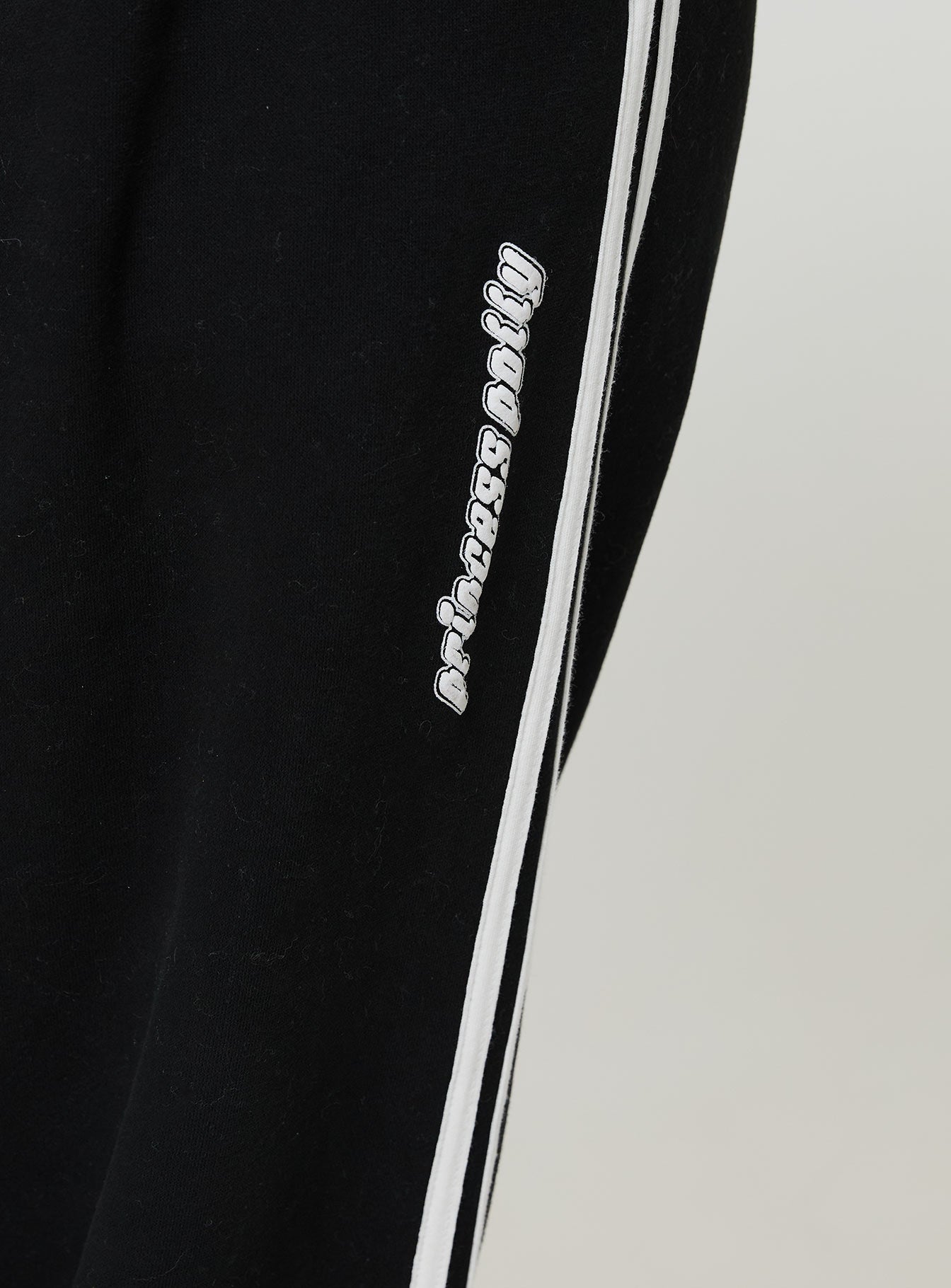 product Princess Polly Princess Polly Track Pants Stripe Black / White Curve High Waisted Pants 