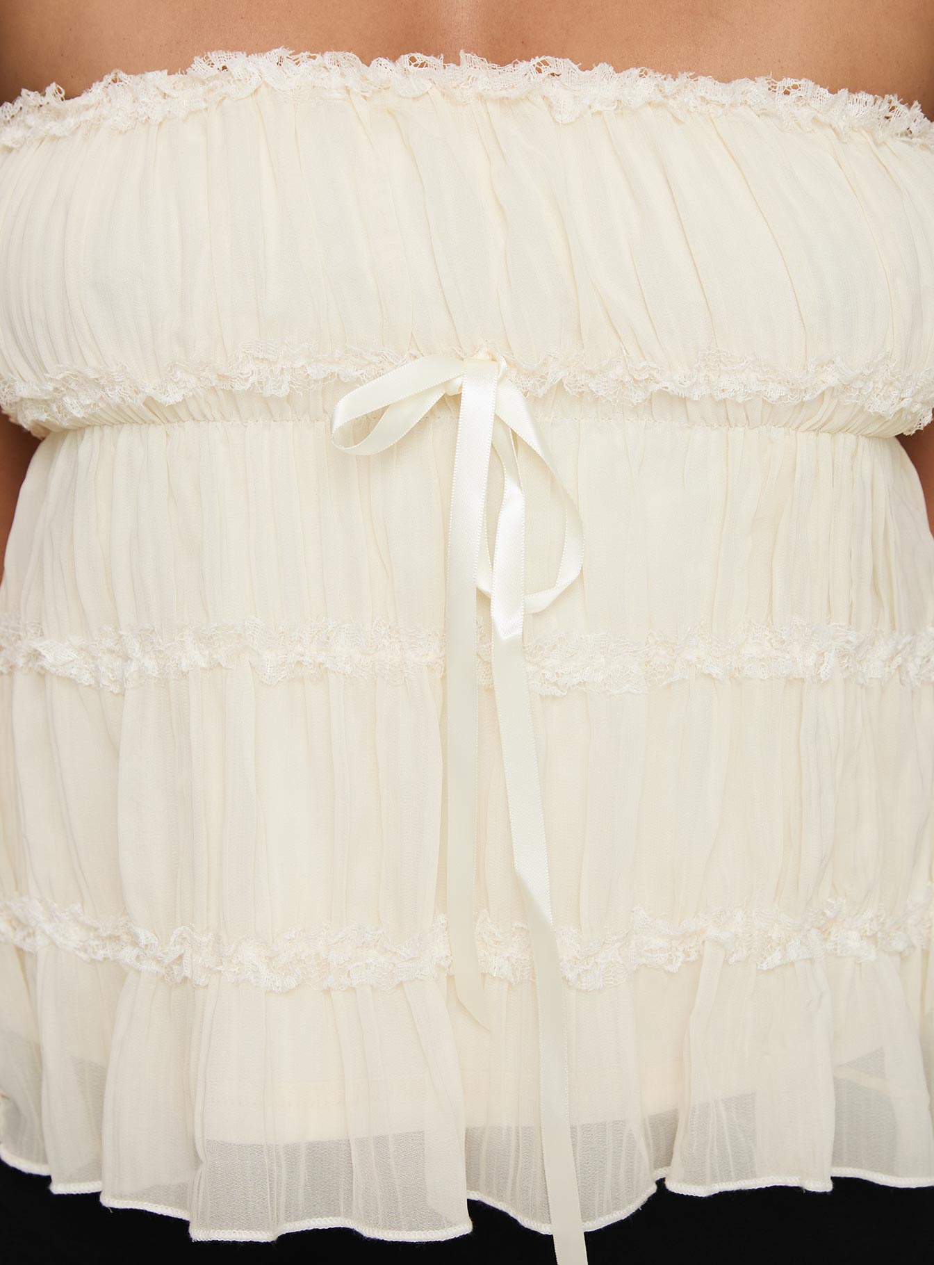 product Princess Polly Avelina Strapless Top Cream Sleeveless straight 