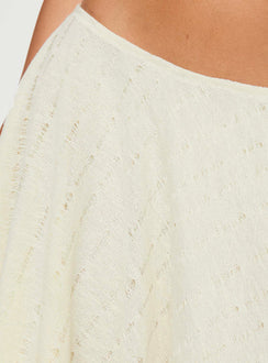 product Princess Polly Gratitude Midi Skirt Cream Midi Skirts 