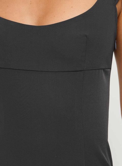 product Princess Polly Bramble Mini Dress Grey Scoop Neck 