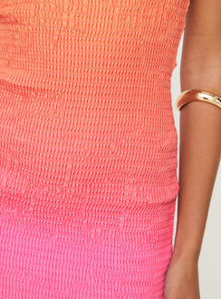 product Princess Polly Murphies Strapless Mini Dress Pink Ombre Straight Neck 