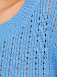 Peachyo Sweater Blue Princess Polly  regular 