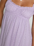 Carlita Mini Dress Lilac