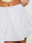 Brookson Mini Skirt White Princess Polly  Mini Skirts 