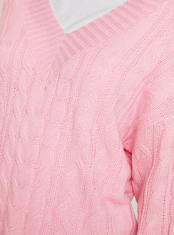 product Princess Polly Moldova Knit Sweater Pink Long 