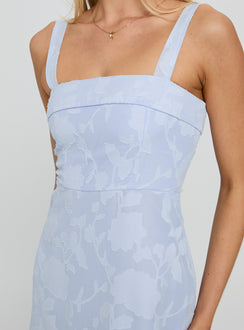 Cerise Mini Dress Lilac Burnout