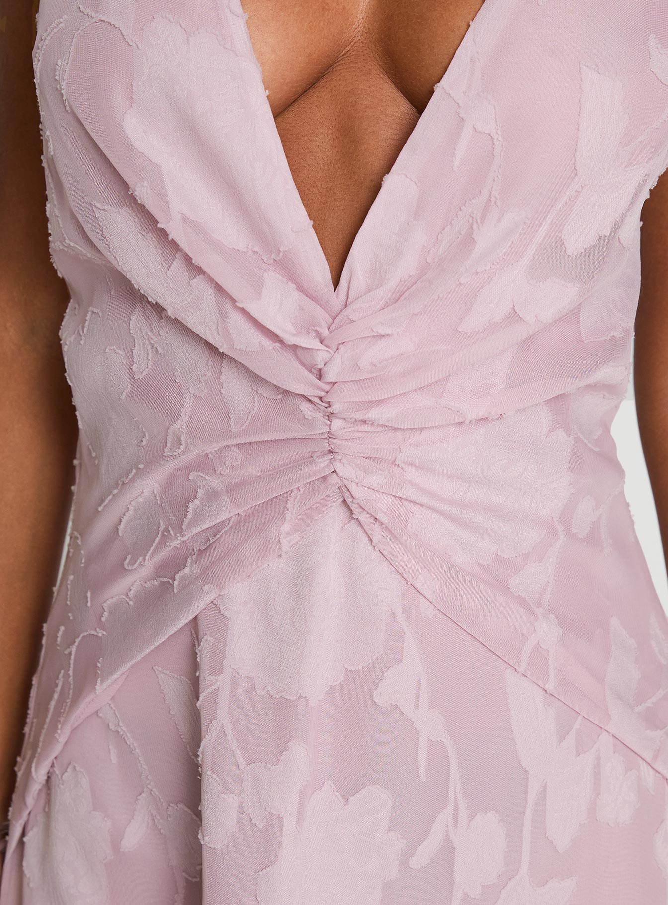 product Princess Polly Frederica Plunge Burnout Maxi Dress Mauve Plunger 