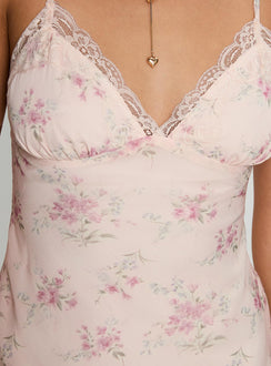 product Princess Polly Alette Mini Dress Multi / Floral V-Neck 