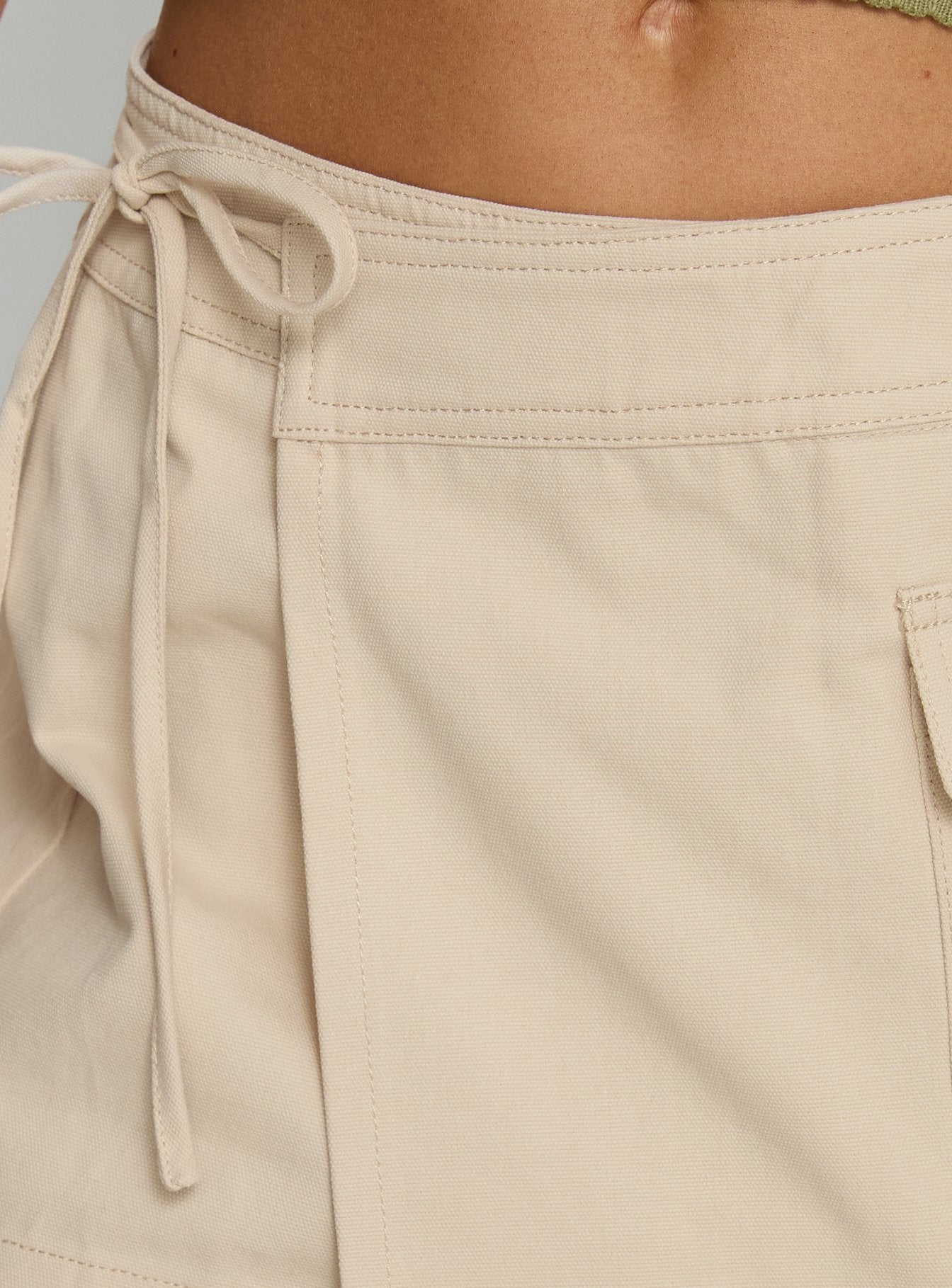 product Princess Polly Samarie Cargo Mini Skirt Concrete Mini Skirts 