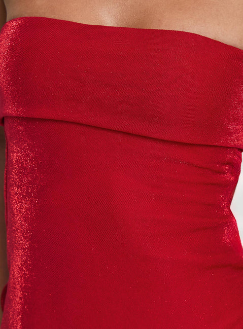 product Princess Polly Strutter Strapless Top Glitter Sleeveless straight 