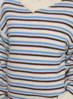 product Princess Polly Karolyn Sweater Blue Stripe Long 