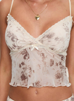 product Princess Polly Shepherd Top Floral Multi Sleeveless Plunger 