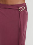 product Princess Polly Tamera Maxi Skirt Burgundy Maxi 