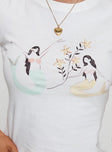 Mermaid Soul Tee White