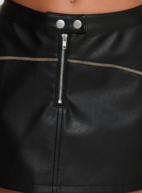 product Princess Polly Autopilot Mini Skirt Black Mini Skirts 