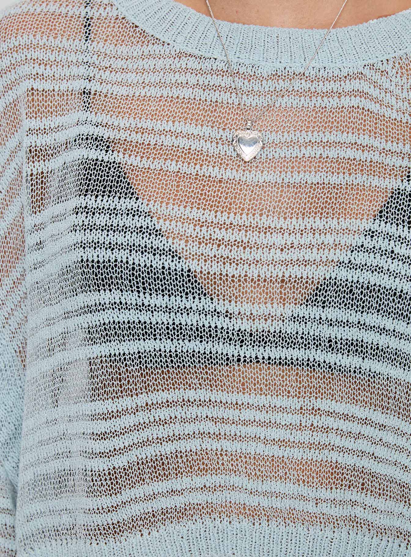 product Princess Polly Obarik Cropped Sweater Blue Cropped 