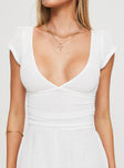 Nautia Romper White