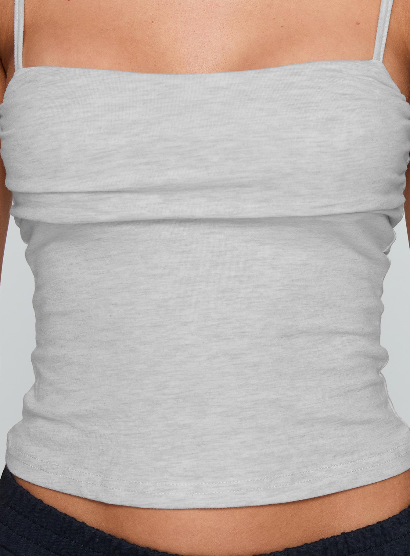 product Princess Polly Race My Mind Top Grey Marle Sleeveless Square Neck 