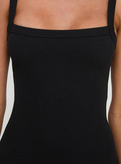 product Princess Polly Asymmetric Neckline  De Santis Mini Dress Black