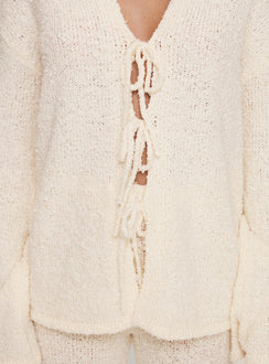 Slow Mover Boucle Lounge Set Cream