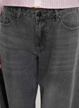 Ramos Low Rise Denim Jeans Grey Wash