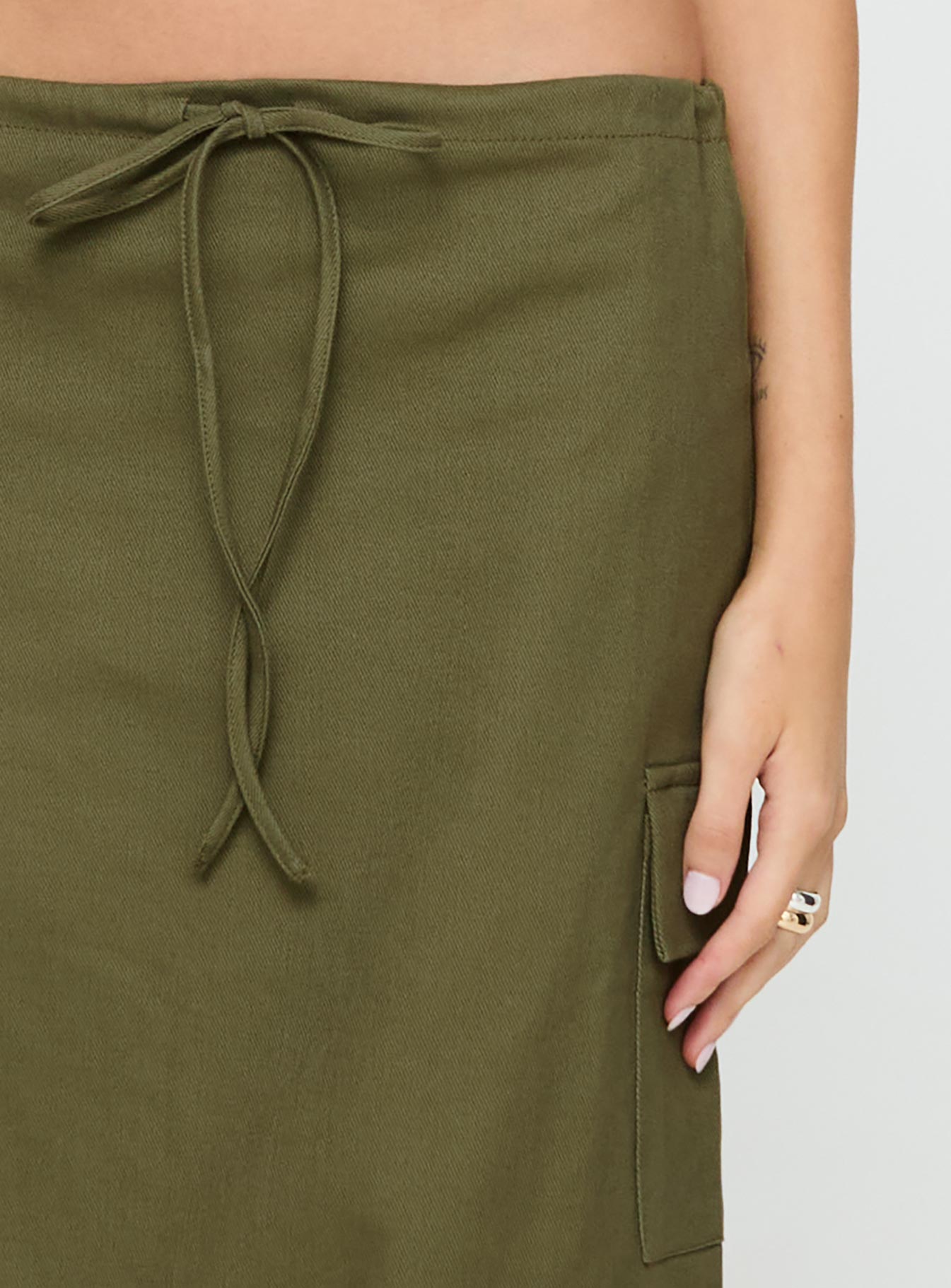 product Princess Polly My Girl Maxi Skirt Olive Maxi 
