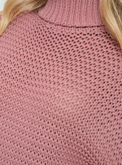 product Princess Polly Hayworth Turtle Neck Sweater Pink Long 