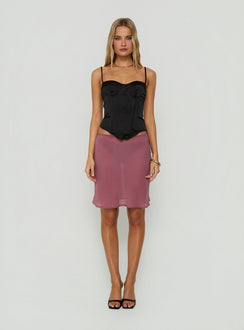 Selesta StructuRed Bustier-Top Schwarz