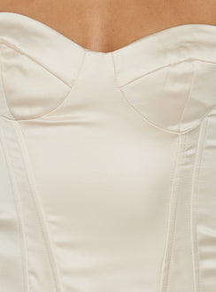 Selesta StructuRed Bustier-Top Champagner
