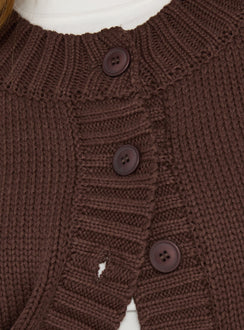Edern Strickjacke Schoko