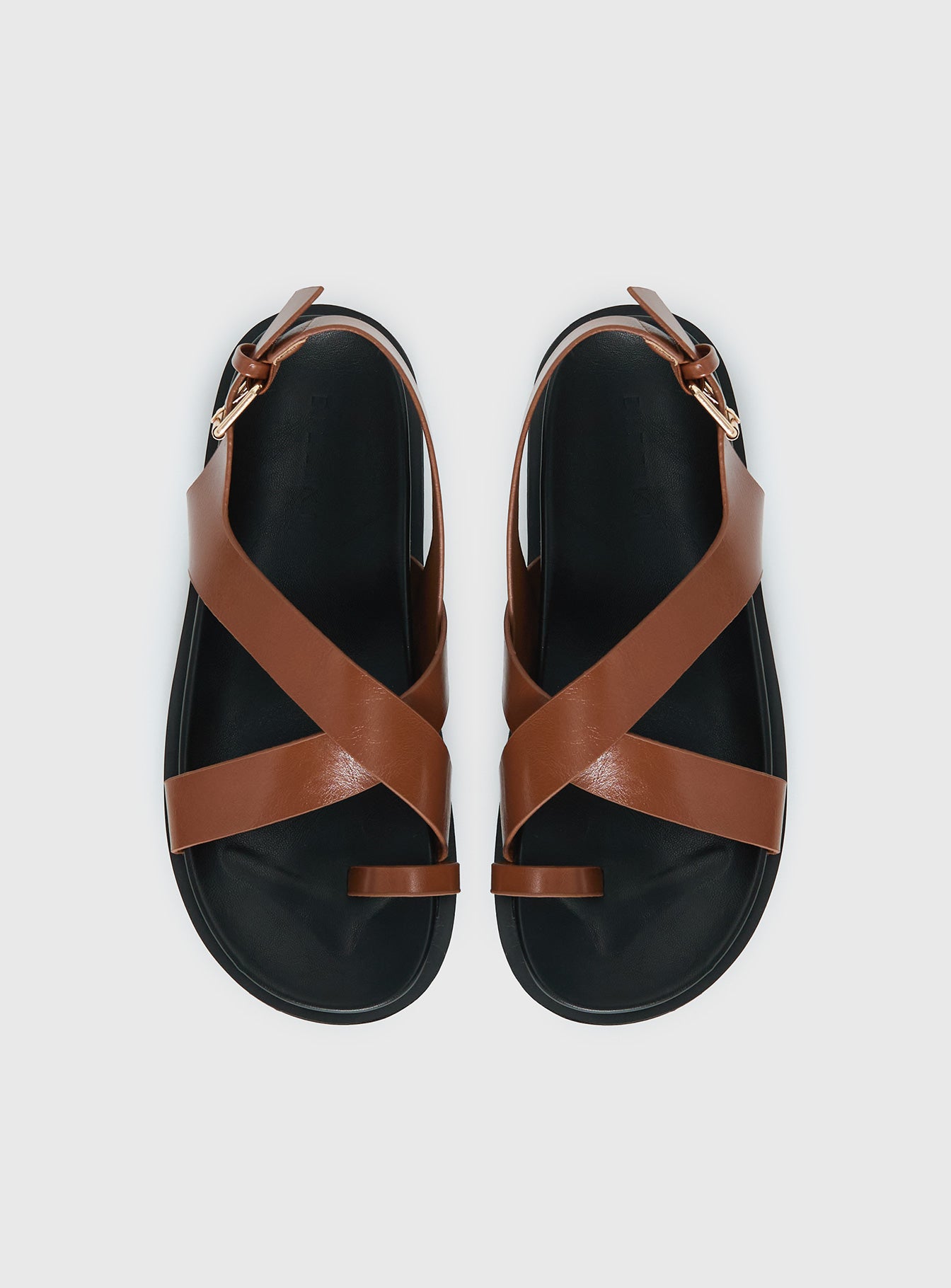 Billini Tennie Sandals Tan / Black