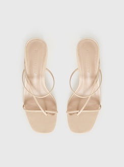 The Becka Heels Beige