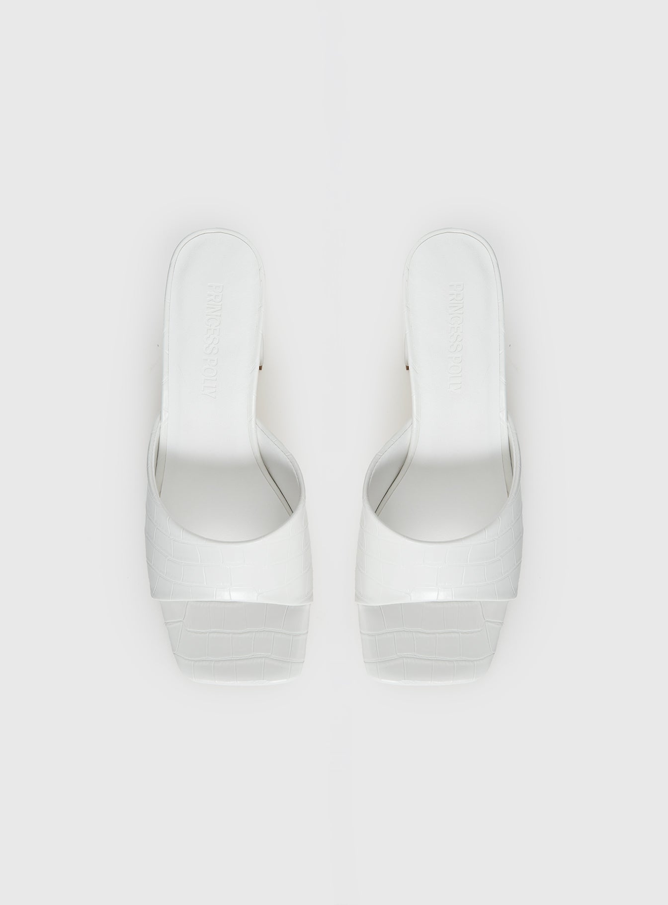Sunset Boulevard Heels White