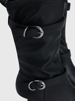 Therapy Kimme Sock Boots Black