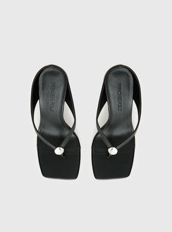 Two Summers Wedge Heels Black